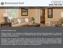 Tablet Screenshot of mybrentwoodparkhome.com